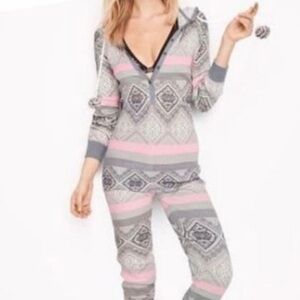 Victoria’s Secret POM-POM Thermal Onesie Size Small